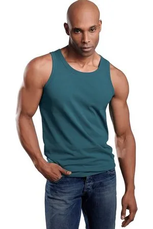 H.I.S Tanktop Onderhemd voor heren met ronde hals van katoen (set, 3-delig)