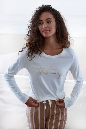 Lascana Shirt met lange mouwen met folieprint