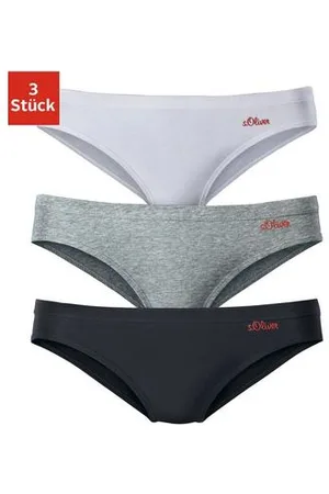 QS by s.Oliver Bikinibroekje elastische katoenkwaliteit (3 stuks)