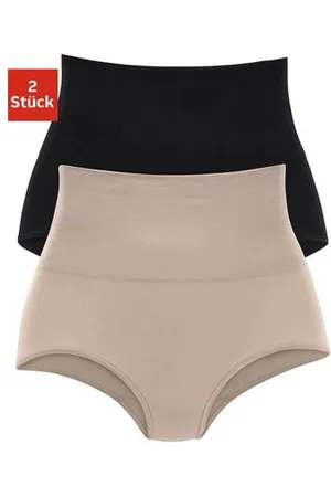 Petite Fleur Modellerende slip van elastische katoen, shape wear (2 stuks, Set van 2)