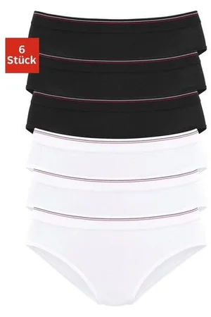H.I.S Bikinibroekje elastische katoenkwaliteit (6 stuks, Set van 6)