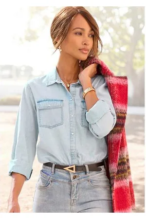 Buffalo Jeans blouse met drukknoopjes, casual, western-stijl