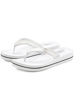 Venice Beach Badslippers Sandaal, pantoletten, badschoenen ultralicht met glitterband VEGAN
