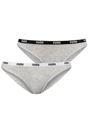 PUMA Bikinibroekje Iconic met smalle logo-weefband (2 stuks, Set van 2)