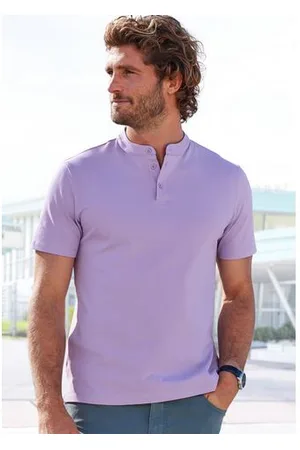 john devin Poloshirt Met opstaande kraag Regular-Fit, van katoen-piqué