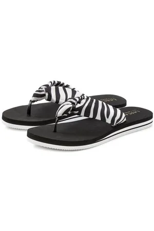 Lascana Badslippers Sandaal, pantoletten, badschoen ultralicht met zacht band VEGAN