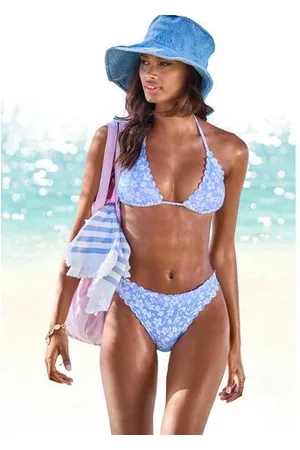 vivance collection Triangel-bikinitop Leni met gelaserd schulprandje