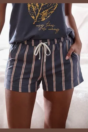 Lascana Pyjamashort met druk