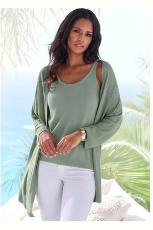 vivance collection Cardigan Van zachte viscosekwaliteit Gebreide vest van zachte viscosekwaliteit