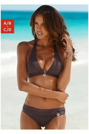 QS by s.Oliver Triangelbikini TONIA met uitneembare cups, om de nek te binden, sluiting op de rug