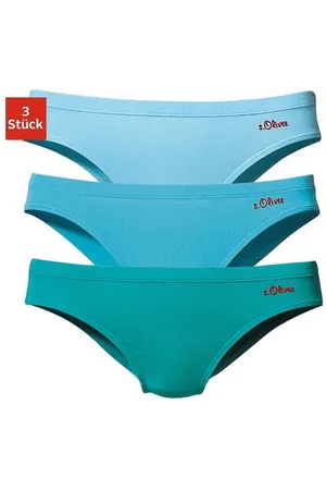 QS by s.Oliver Bikinibroekje elastische katoenkwaliteit (3 stuks)