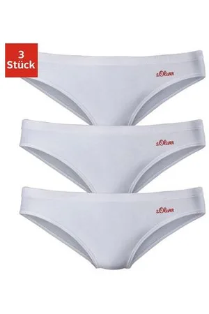 QS by s.Oliver Bikinibroekje elastische katoenkwaliteit (3 stuks)