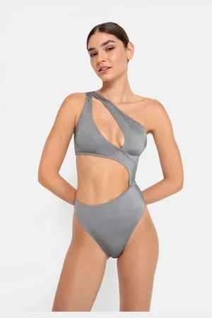Lascana Monokini Nele met glanzende coating