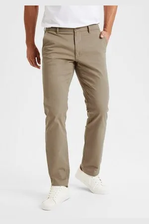 H.I.S Chino Regular fit lange broek, van elastische katoenkwaliteit