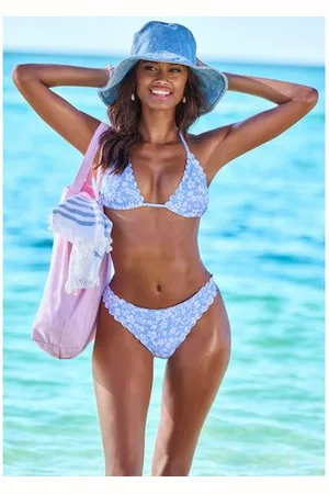 vivance collection Bikinibroekje Leni met gelaserd schulprandje