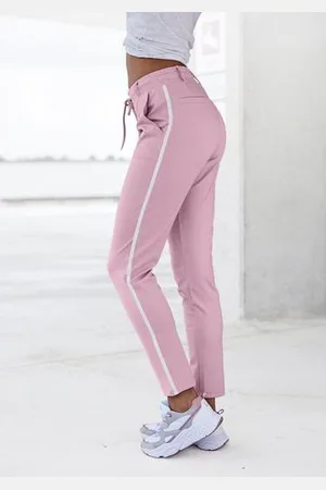 Lascana Jogpants met sportieve zijstrepen, loungewear