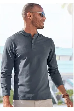 john devin Poloshirt Met opstaande kraag Regular-Fit, van katoen-piqué