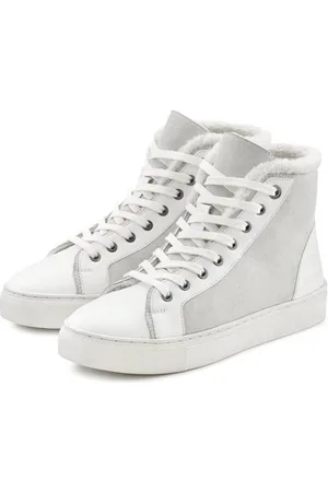 ELBSAND Hoge veterschoenen High-top sneakers, laarzen, winterlaarzen van leer