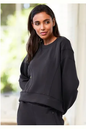 French Connection Sweatshirt met afhangende schouders