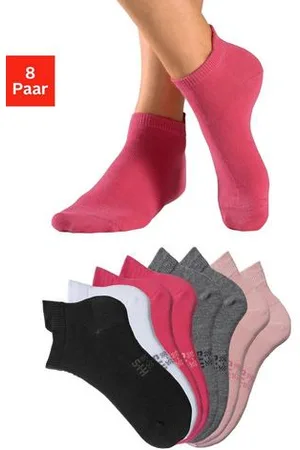 H.I.S Sneakersokken met verlengd boord aan de achterkant (set, 8 paar)