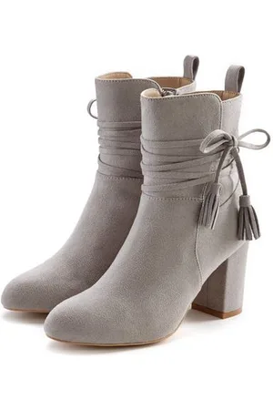 Lascana Laarsjes met blokhak, high-heel enkellaars, enkellaarsjes, laarzen