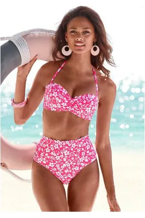 vivance collection Bikinibroekje Leni met gelaserd schulprandje