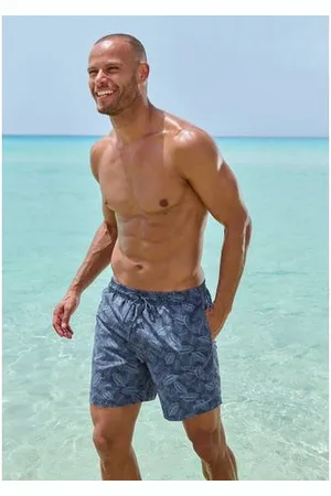 Bruno Banani Zwemshort met een bloemmotief