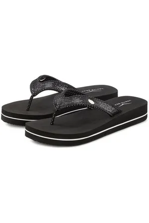 Venice Beach Badslippers Sandaal, pantoletten, badschoenen ultralicht met glitterband VEGAN