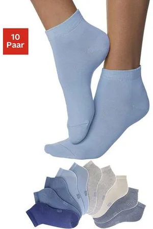 H.I.S Korte sokken met verstevigde hiel en teen (set, 10 paar)