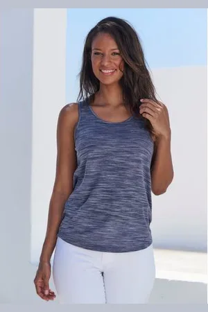 beachtime Tanktop Met structuureffect in een gemakkelijk te onderhouden kwaliteit (Set van 2)