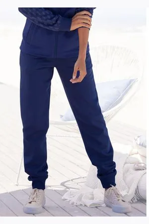 H.I.S Sweatbroek elastische band met rijgkoord (1-delig)