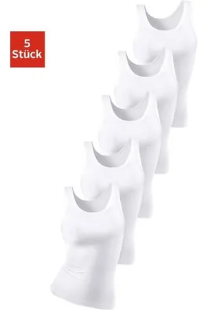 Petite Fleur Hemd van zachte fijnrib-kwaliteit, tanktop, onderhemd (5 stuks, Set van 5)
