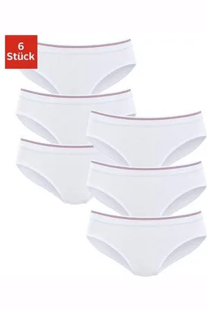 H.I.S Bikinibroekje elastische katoenkwaliteit (6 stuks, Set van 6)