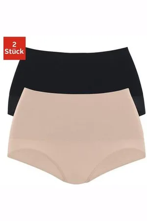 Petite Fleur Modellerende slip van elastische katoen, shape wear (2 stuks, Set van 2)