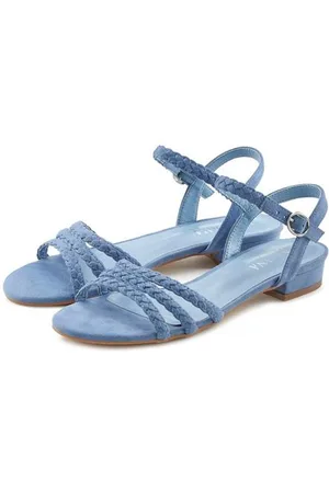Lascana Sandalen Sandalette, zomerschoen met gevlochten bandjes VEGAN