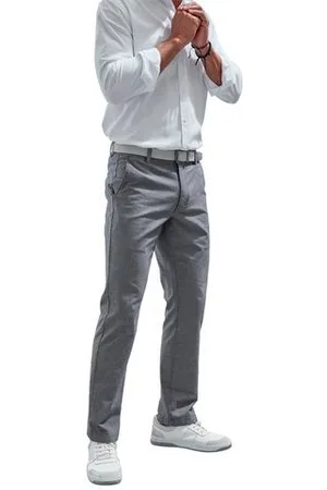 john devin Chino Regular-fit, lange Oxford broek