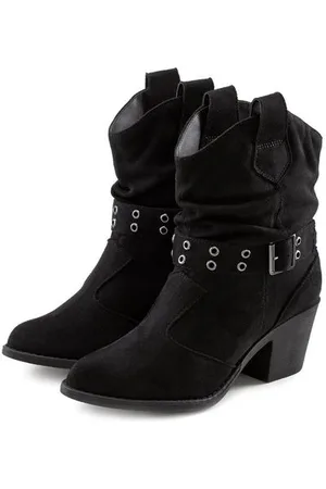 Lascana Cowboylaarsjes Cowboy boots, western enkelboots, enkelboots VEGAN