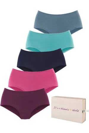 Lascana Tailleslip van katoen, met mooie opbergdoos (Set van 5)