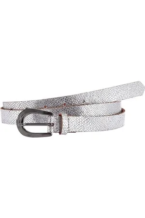 Lascana Heupriem in metallic-slangen-look, leren riem voor broeken, jeans & jurken