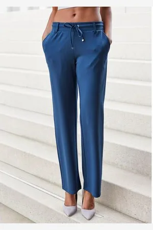 Lascana Homewearbroek in zacht vloeiend materiaal, loungewear