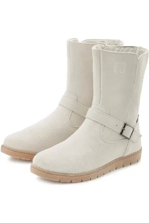 ELBSAND Winterlaarzen Boots, winter enkellaars, leer, wind- & waterafstotende Tex-membraan