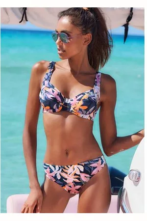 Lascana Bikinibroekje WAVE met tropische print