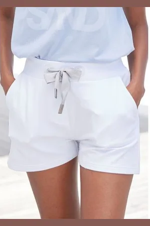 ELBSAND Sweatshort Melros met zakken, korte broek van katoen, strandbroek, sportief-casual