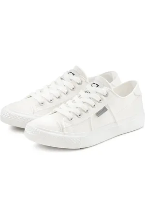 ELBSAND Sneakers Veterschoen, vrijetijdsschoen van textiel, used-look VEGAN