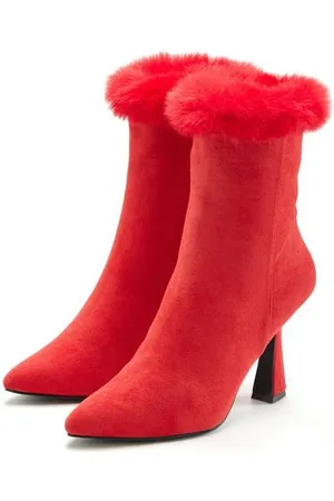 Lascana Highheel-laarsjes enkellaarsjes met rits