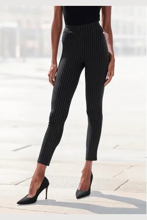 Lascana Legging met krijtstrepen