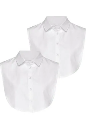 vivance collection Top Klassieke blouse-inzet in dubbelpack, blousekraag, klassieke blouse-inzet, insteekkraag