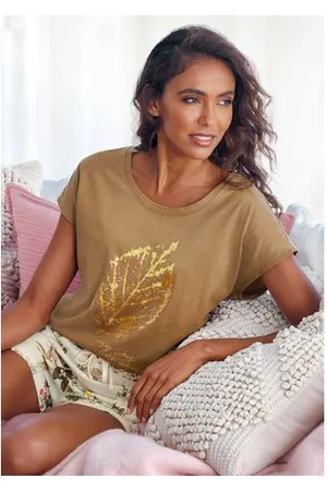 Lascana T-shirt met folieprint