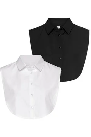 vivance collection Top Klassieke blouse-inzet in dubbelpack, blousekraag, klassieke blouse-inzet, insteekkraag