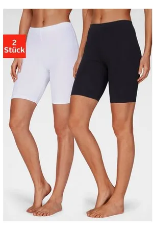 Vivance Fietsbroekje met rubberen tailleband, loungewear (Set van 2)